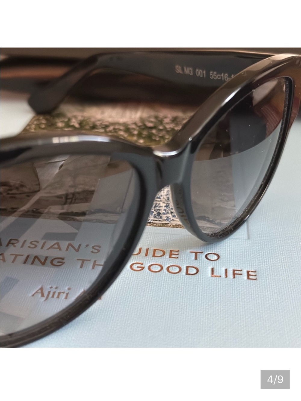 ML3 SAINT LAURENT
SL M3 cat-eye sunglasses Yves Saint Laurent Glossy Black Logo - Picture 4 of 8